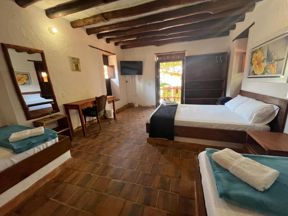 Ecohotel Barichara Buitenkant foto